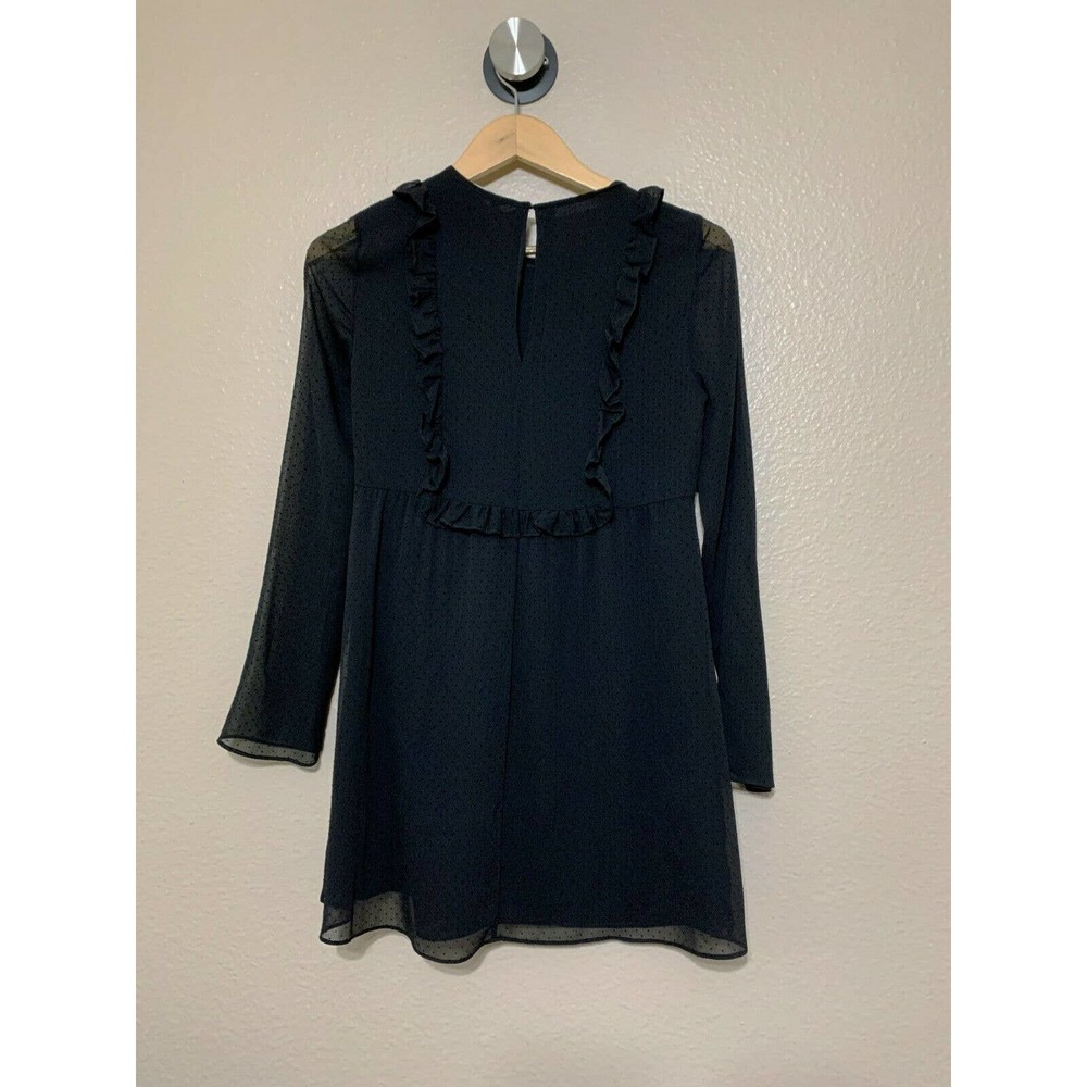 BCBGeneration Size XXS Ruffled Swiss Dot Dress - Picture 5 of 11
